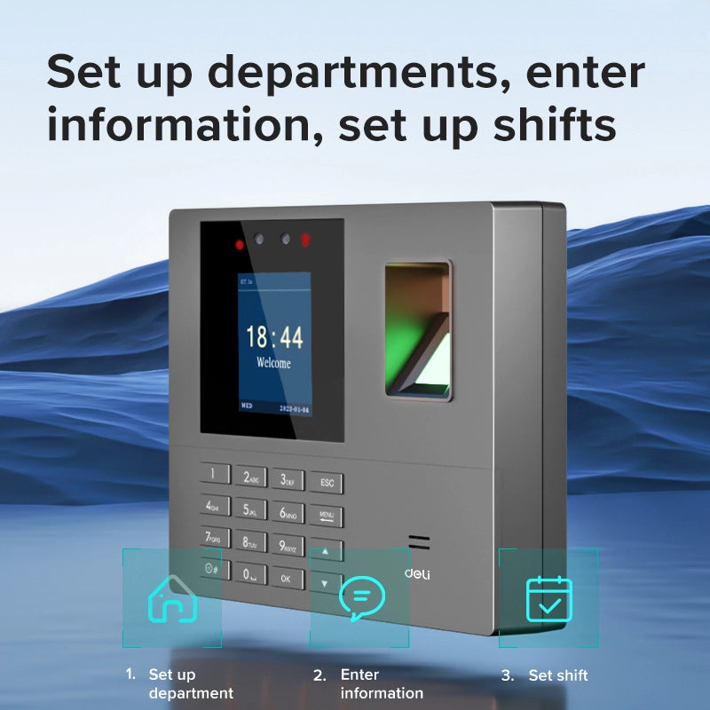 Deli ES161 Fingerprint Attendance Machine