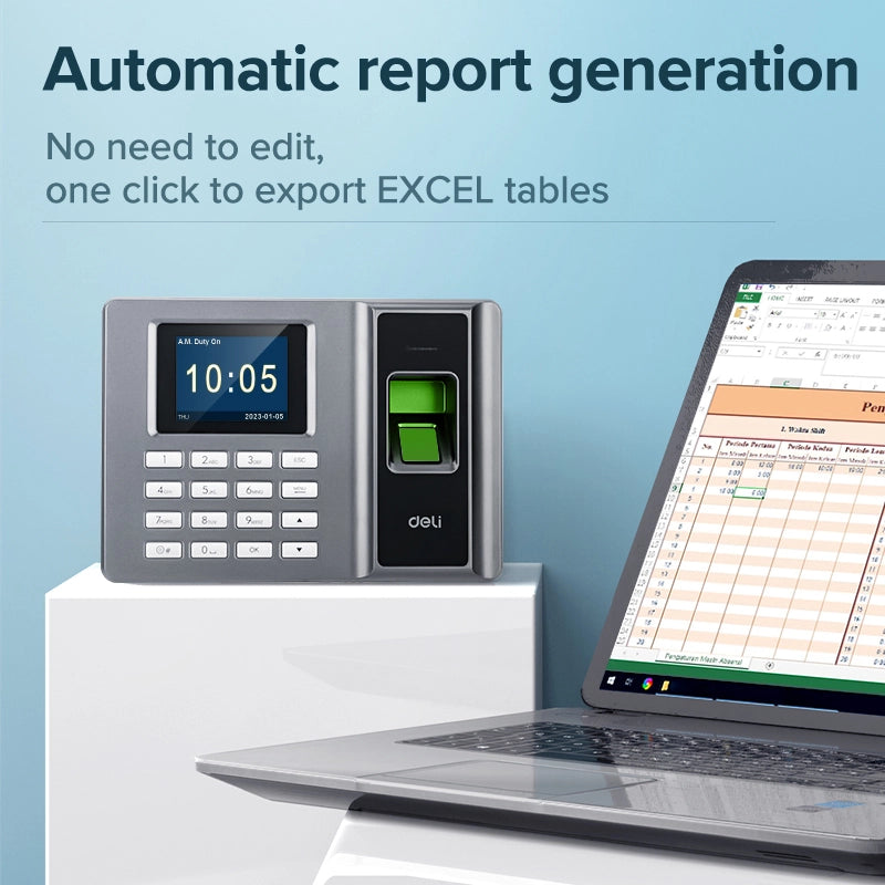 Deli ES152 Fingerprint Attendance Machine
