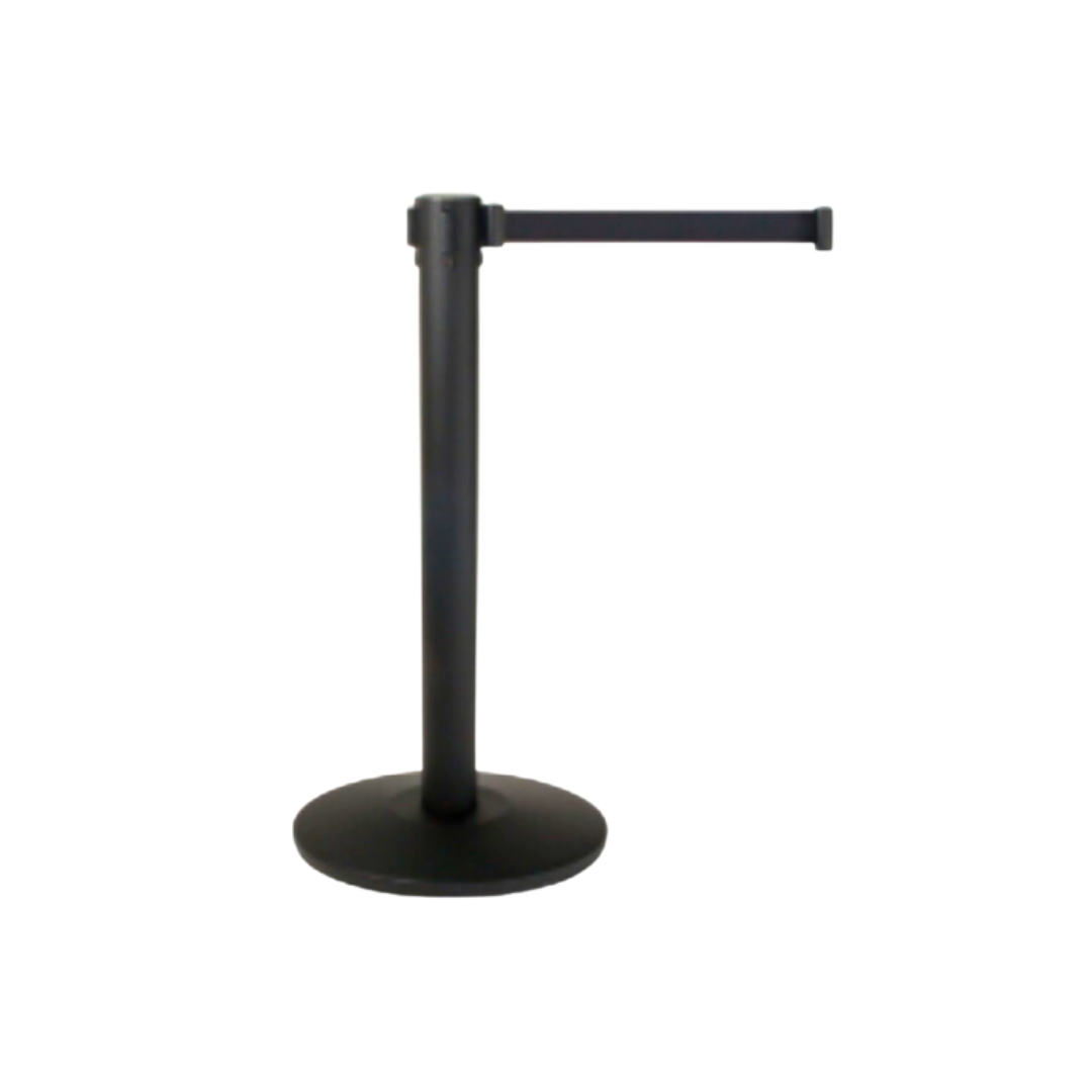 Stanchion Post With Retractable Belt (Iron)