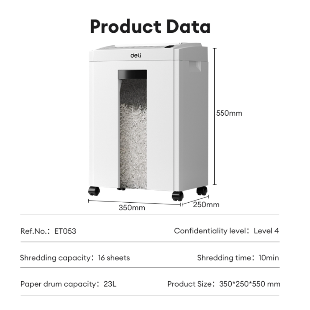 DELI ET053 Paper Shredder