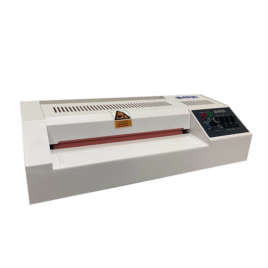 Laminating machine on a white background ACSYS MQ-260 Heavy Duty (A4) 9" 4 rollers Laminator 