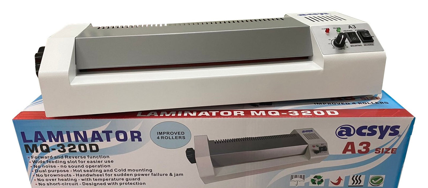 ACSYS MQ-320D Heavy Duty (A3) 12.5" 4 rollers Laminator