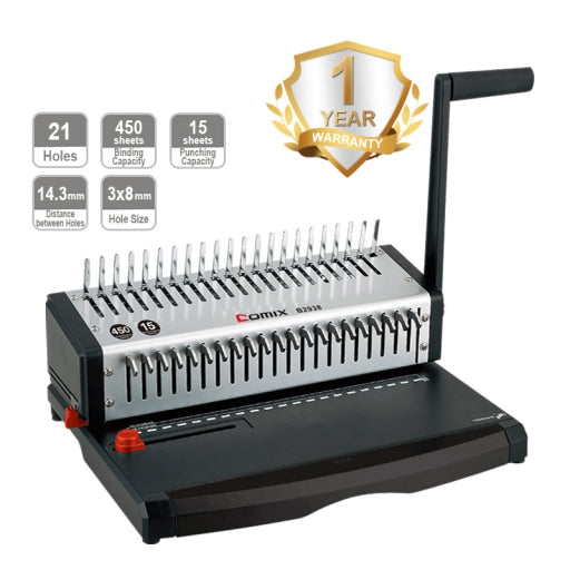 Comb Magazine Machine COMIX Comb Binding Machine B2938 – Sonyoba Marketing