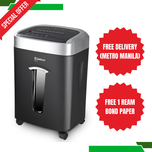 COMIX S6610 (10 Sheets, 35L Micro Cut Heavy Duty Paper Shredder)