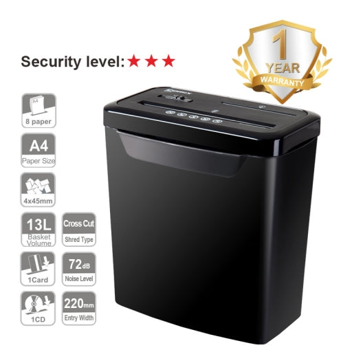 COMIX S340 Paper Shredder (for small office or personal use)