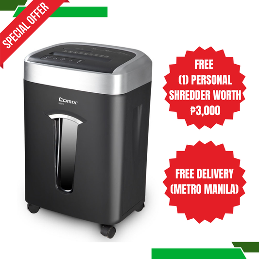 COMIX S6610 (10 Sheets, 35L Micro Cut Heavy Duty Paper Shredder)