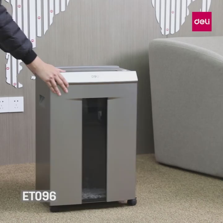 DELI T096 (16 sheets, 30L Micro Cut Heavy Duty Paper Shredder