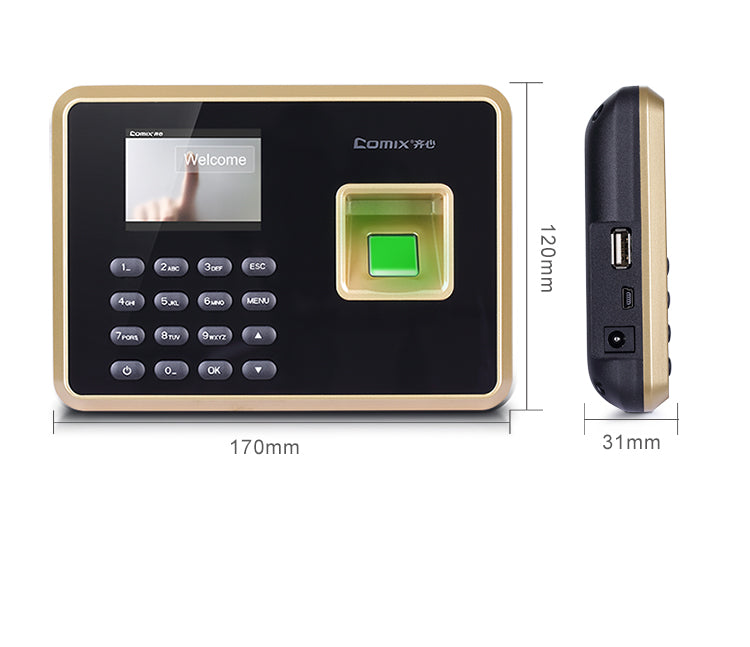 Comix OP3962 Biometric Fingerprint Time Recorder