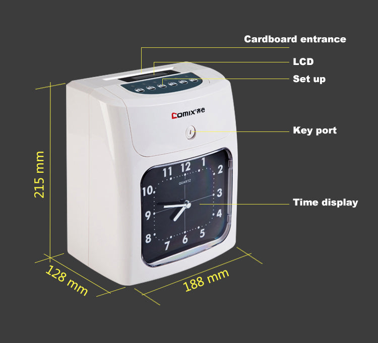 COMIX MT-620T 6 Column Heavy Duty Time Recorder