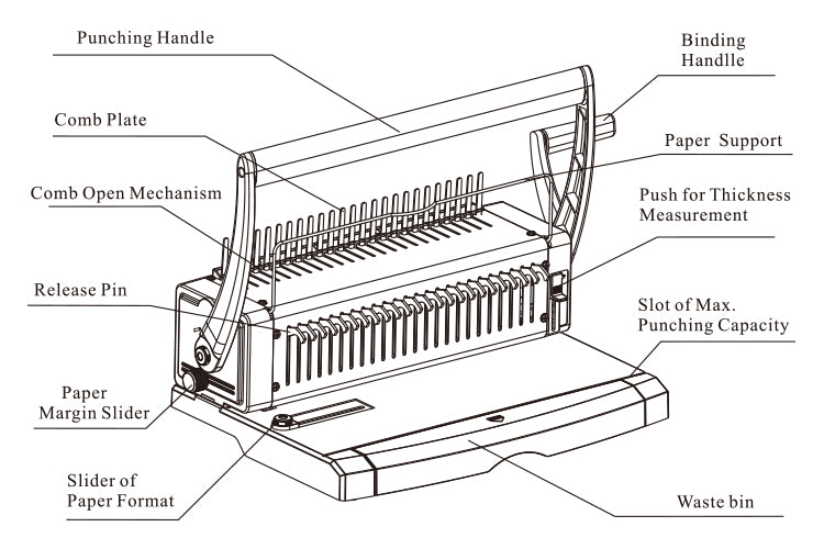 COMIX Comb Binding Machine B2919