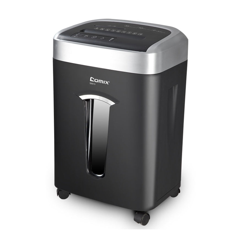 COMIX S6610 10 Sheets 35L Micro Cut Heavy Duty Paper Shredder